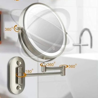 Elara Haus Vanity Mirror with Lights - Chrome Finish LED Makeup Mirror 5