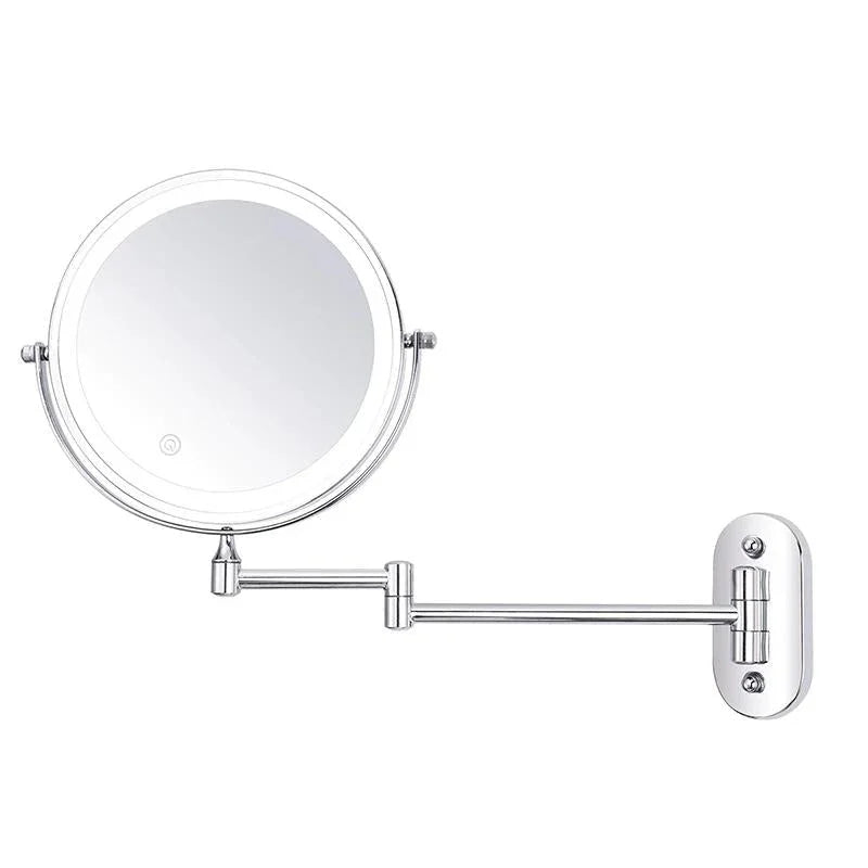 Elara Haus Vanity Mirror with Lights - Chrome Finish LED Makeup Mirror 6