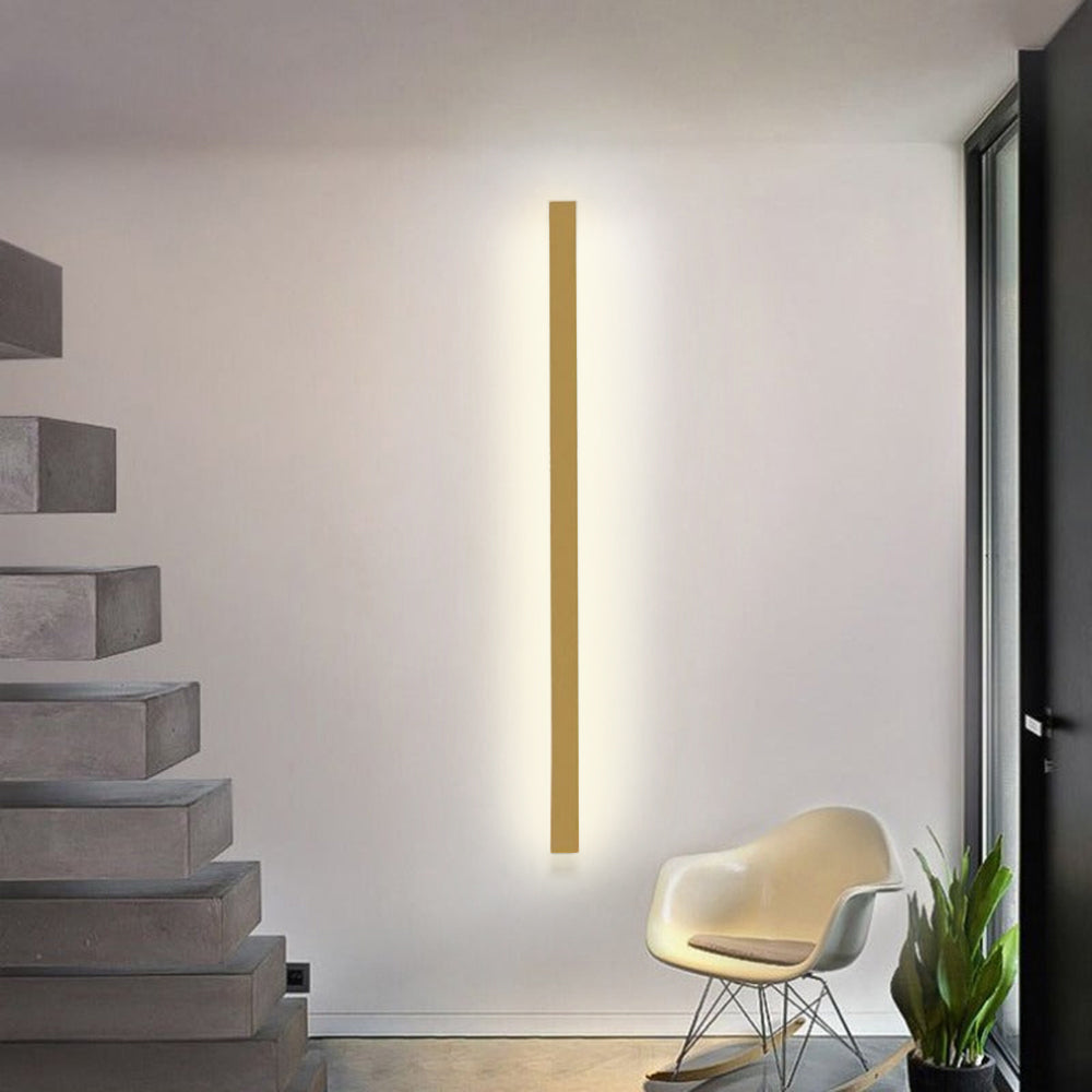 Arisha Minimalist Linear Metal Acrylic Wall Light for Bedroom 12