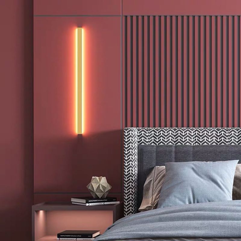 Arisha Minimalist Linear Metal Acrylic Wall Light for Bedroom 5