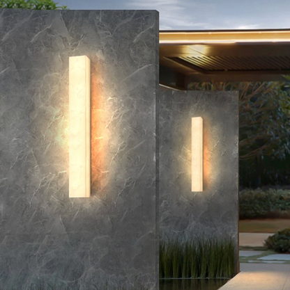 Natural Stone LED Wall Sconce – Premium Vertical Wall Lamp 3