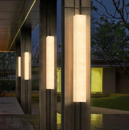 Natural Stone LED Wall Sconce – Premium Vertical Wall Lamp 4