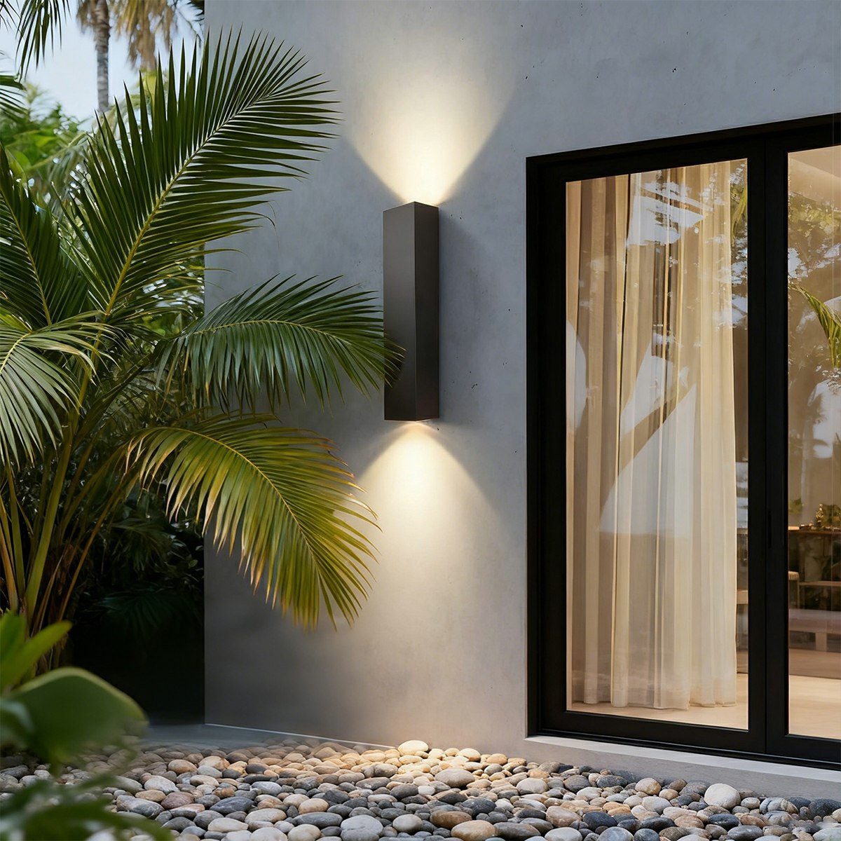 Waterproof Outdoor Rectangular Up and Down Exterior Wall Lights 6