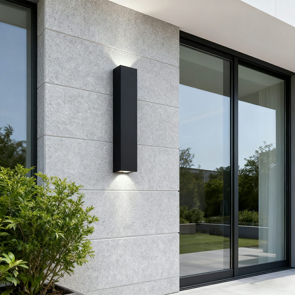 Waterproof Outdoor Rectangular Up and Down Exterior Wall Lights 1