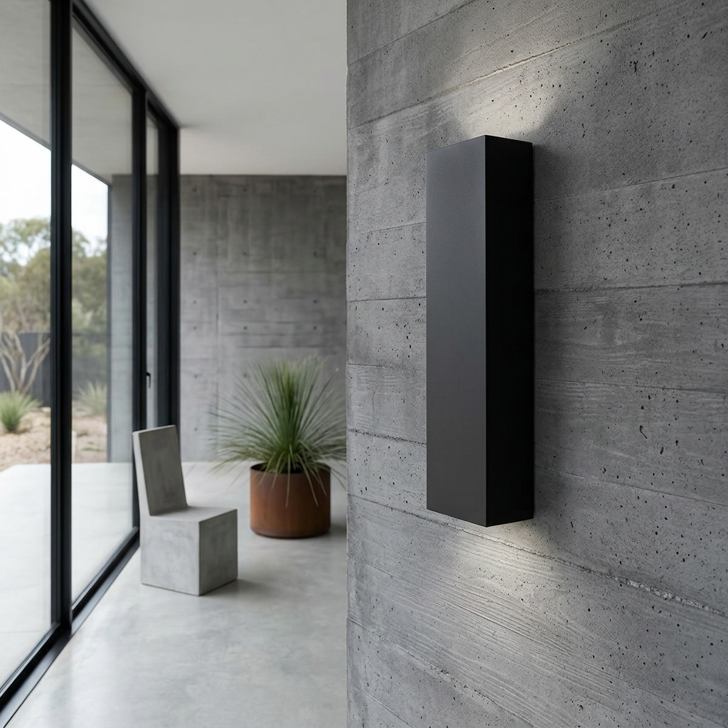 Elara Haus Vertical Outdoor LED Wall Sconce
