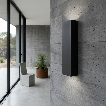 Elara Haus Vertical Outdoor LED Wall Sconce