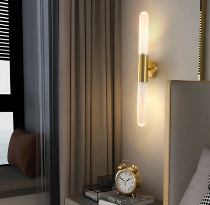 Modern LED wall sconce – vertical decorative lamp for living room and bedroom 8