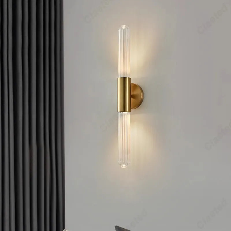 Modern LED wall sconce – vertical decorative lamp for living room and bedroom 1