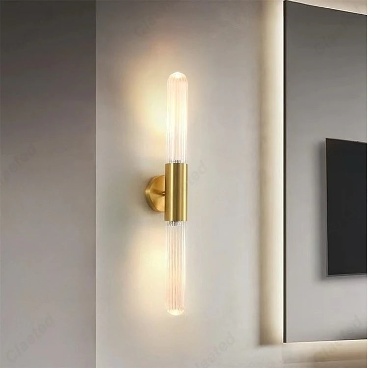 Modern LED wall sconce – vertical decorative lamp for living room and bedroom 2