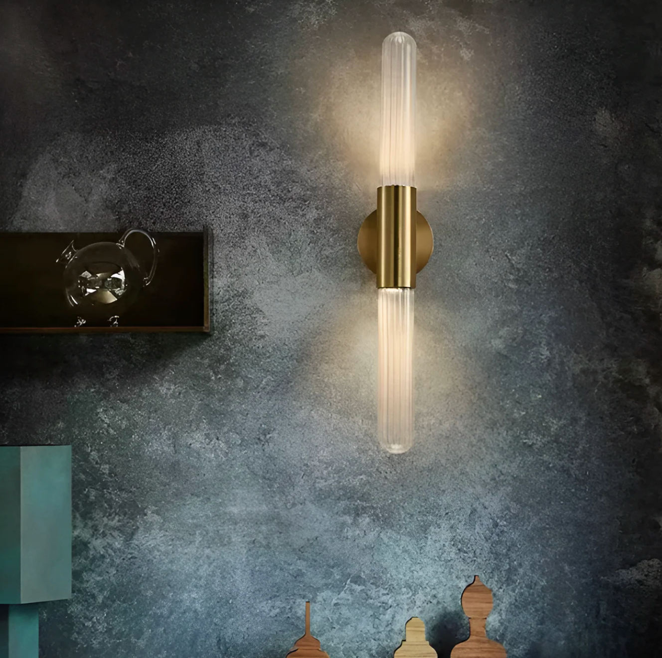 Modern LED wall sconce – vertical decorative lamp for living room and bedroom 7