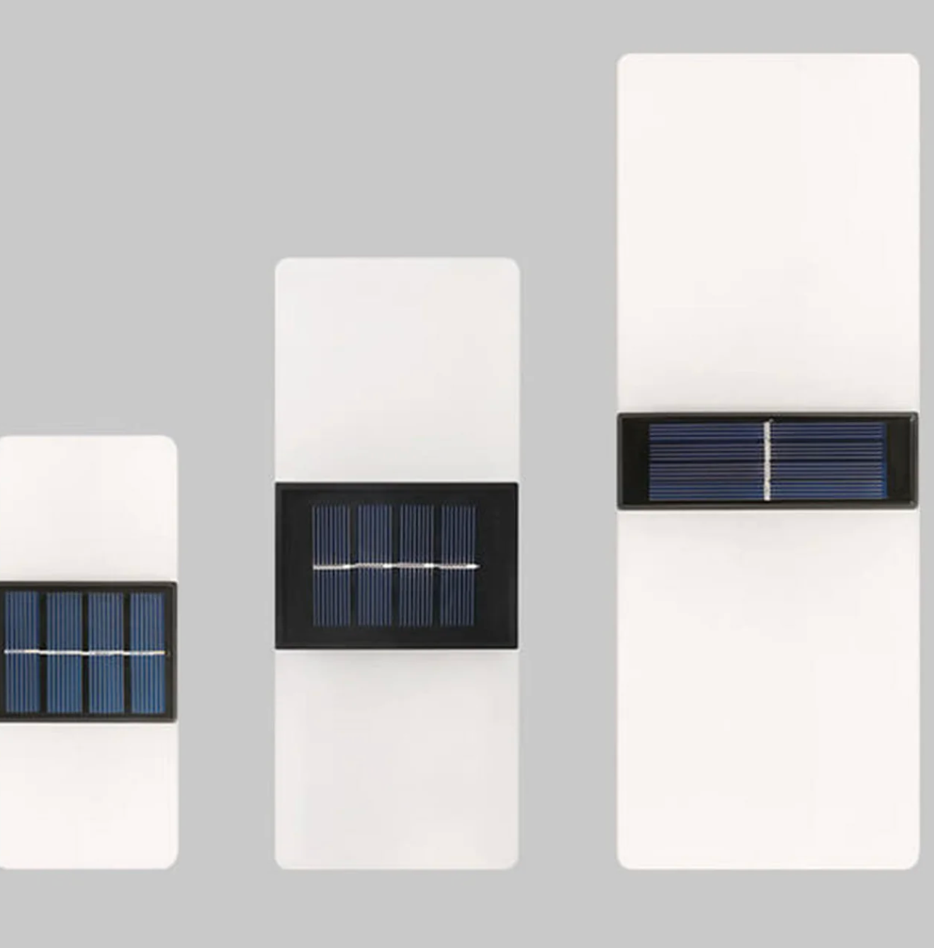 Modern LED solar wall lamp - outdoor wall lamp for facades, gardens and terraces 5