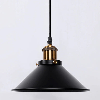 Industrial Pendant Lamp with Metal Shade 8