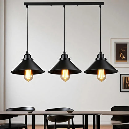 Industrial Pendant Lamp with Metal Shade 4