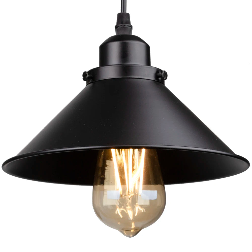 Industrial Pendant Lamp with Metal Shade 7