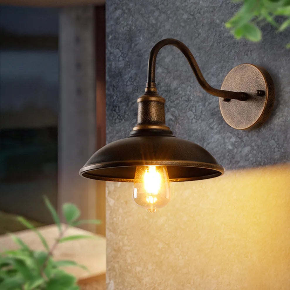 Isyrae - Outdoor Wall Lamp Two Colors Minimalist Modern Facade Lighting 0