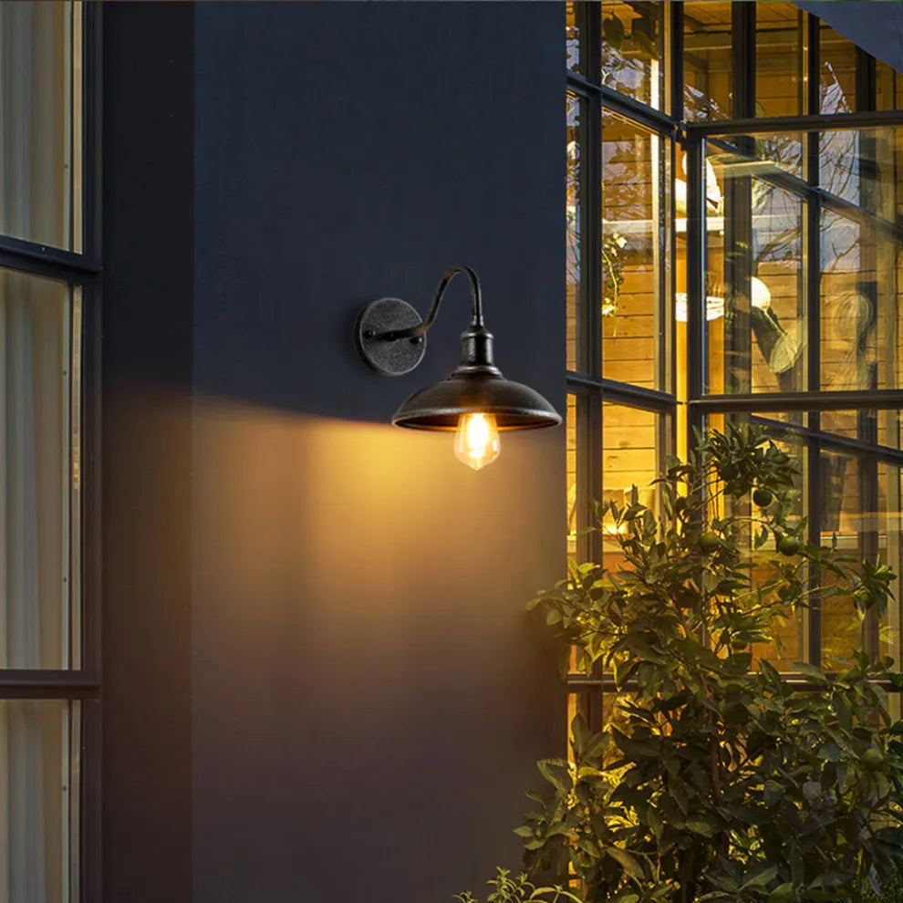 Isyrae - Outdoor Wall Lamp Two Colors Minimalist Modern Facade Lighting 2