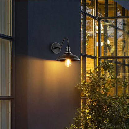 Isyrae - Outdoor Wall Lamp Two Colors Minimalist Modern Facade Lighting 2