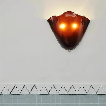 Decorative wall sconce – glass shade, retro style, ambient light 8