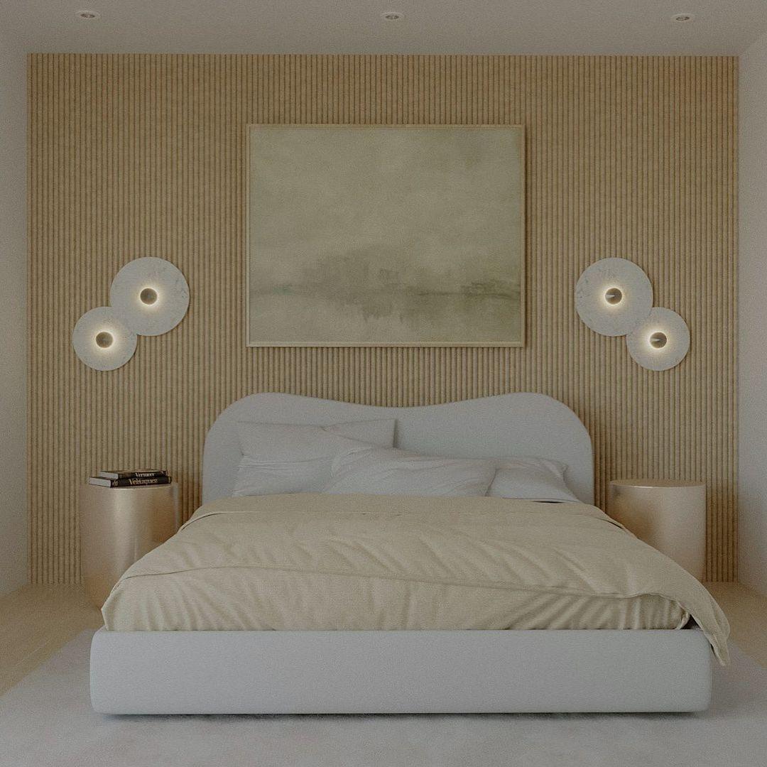 Elara Haus Wall Lamp - Alabaster Design Wall Sconce Lighting with Brass Finish 12