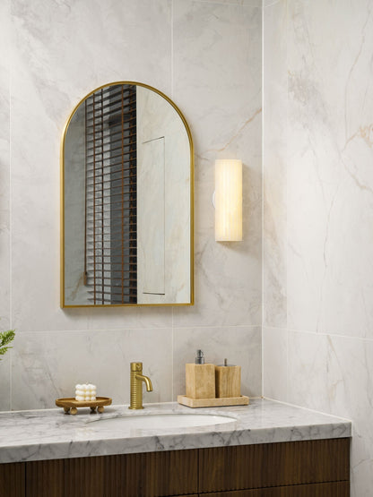 Elara Haus Wall Lamp - Alabaster Integrated LED Wall Sconce Lighting 2