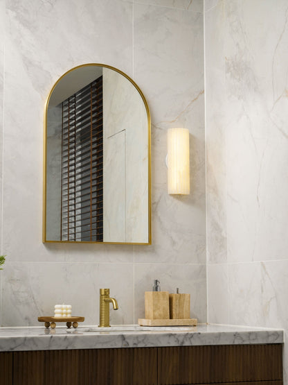 Elara Haus Wall Lamp - Alabaster Integrated LED Wall Sconce Lighting 5