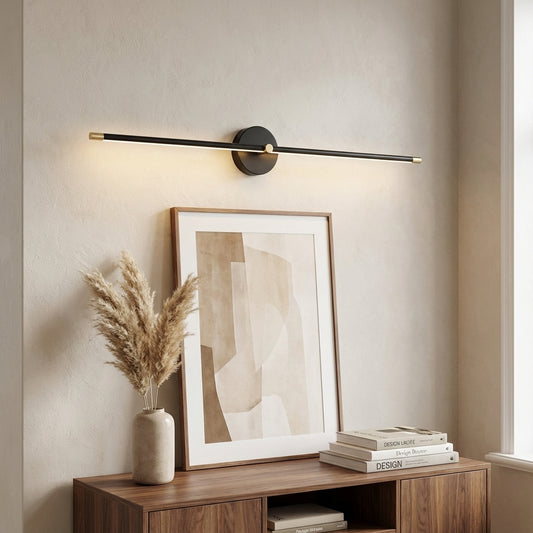 Elara Haus Wall Lamp - Metal Minimalist Wall Sconce Lighting 68cm 98cm 128cm