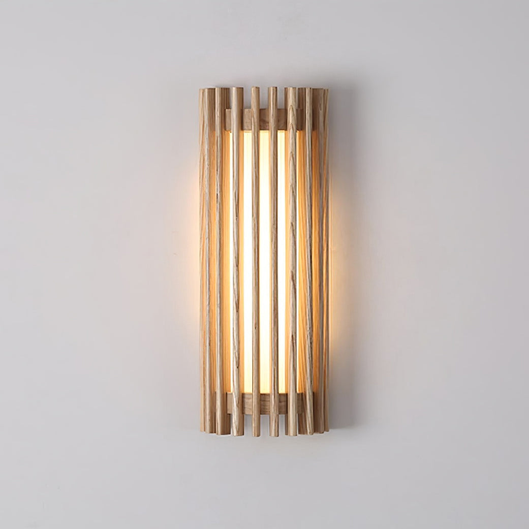 Elara Haus Wall Lamp - Walnut Wood Elegant Wall Sconce Lighting 9