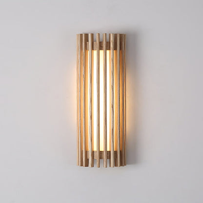Elara Haus Wall Lamp - Walnut Wood Elegant Wall Sconce Lighting 9