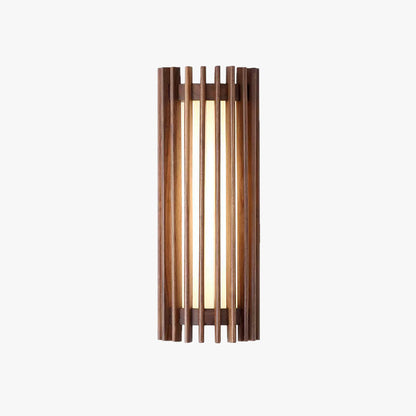 Elara Haus Wall Lamp - Walnut Wood Elegant Wall Sconce Lighting 1