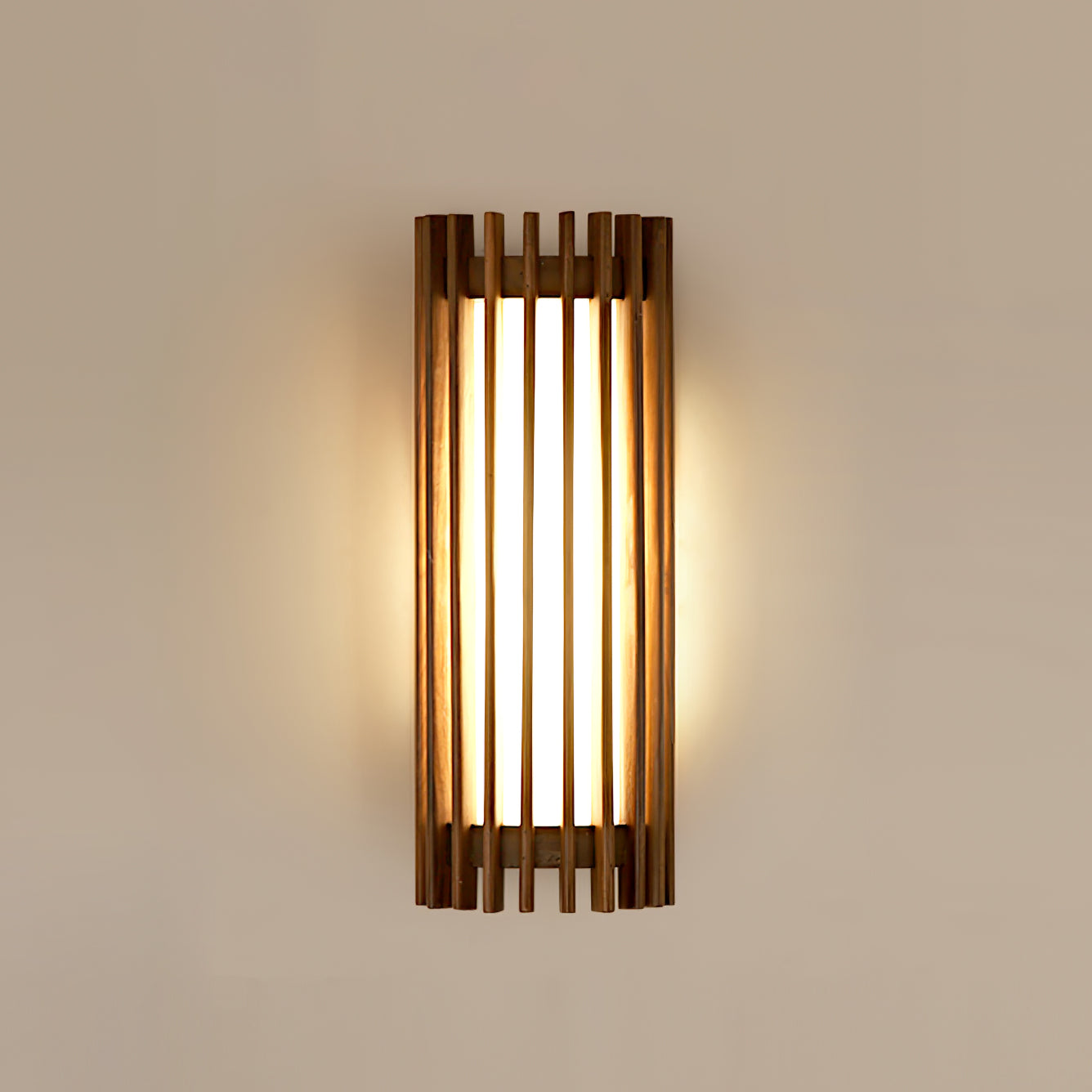 Elara Haus Wall Lamp - Walnut Wood Elegant Wall Sconce Lighting 4