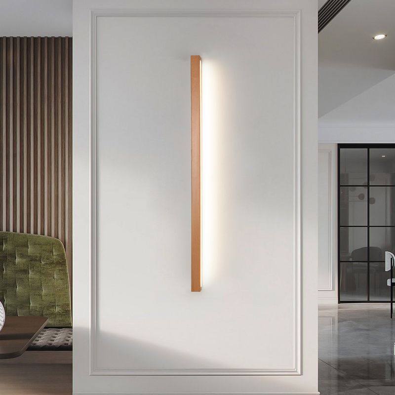 Elara Haus Wall Lamp - Wooden Front Wall Sconce Lighting 4