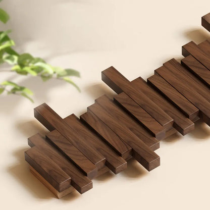 Elara Haus Wall Mounted Coat Rack - Premium Wooden Coat Hooks for Wall 3