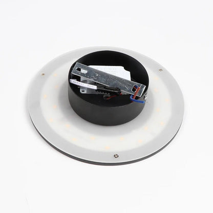 Elara Haus Wall Sconce - Aluminium Round Backlit LED Wall Light 8