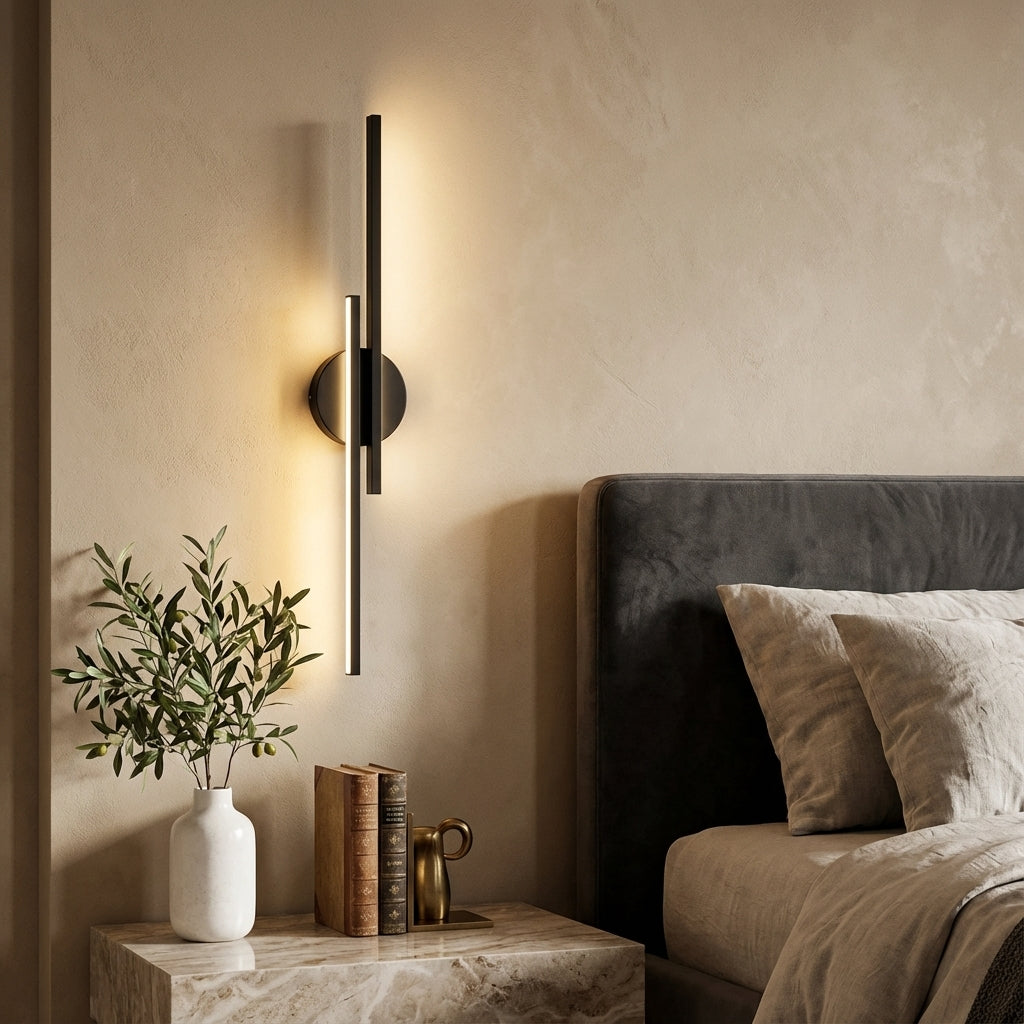 Elara Haus Wall Sconce Lighting - Metal Adjustable Wall Lamp