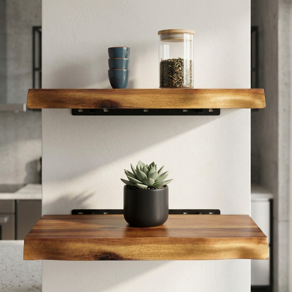 Elara Haus Wall Shelves with Concealed Brackets