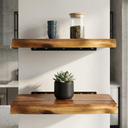 Elara Haus Wall Shelves with Concealed Brackets
