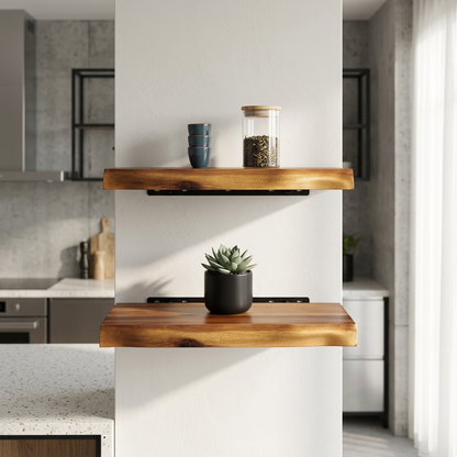 Elara Haus Wall Shelves with Concealed Brackets