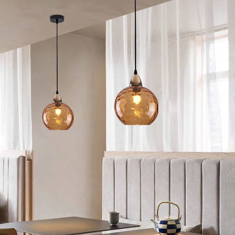 Water Ripple Glass Pendant Lights 12