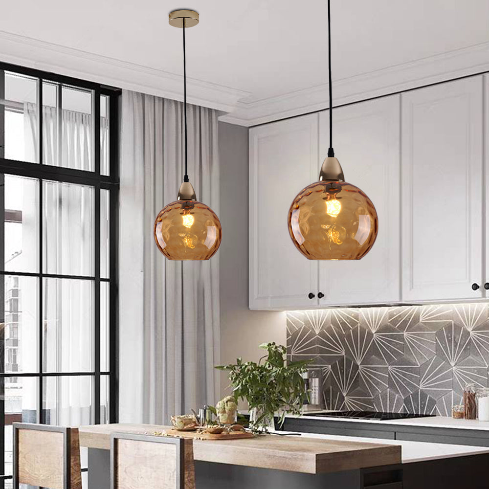 Water Ripple Glass Pendant Lights 13