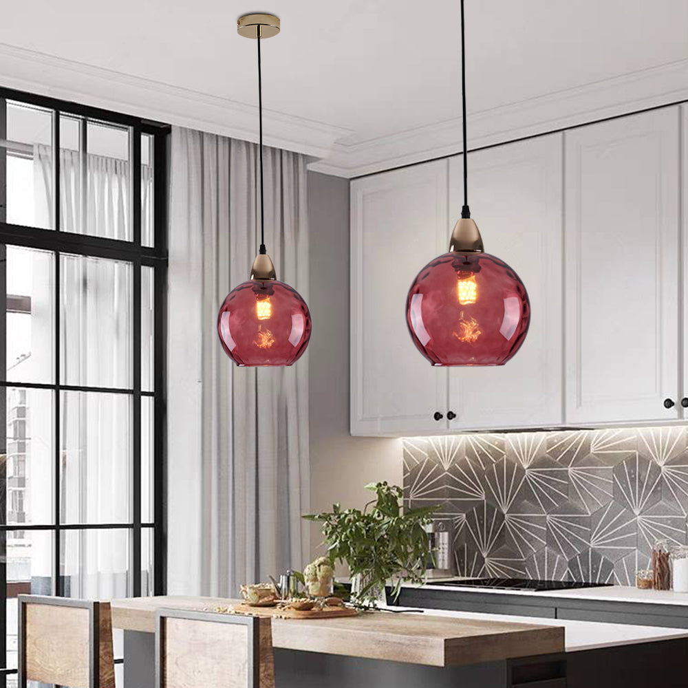 Water Ripple Glass Pendant Lights 15