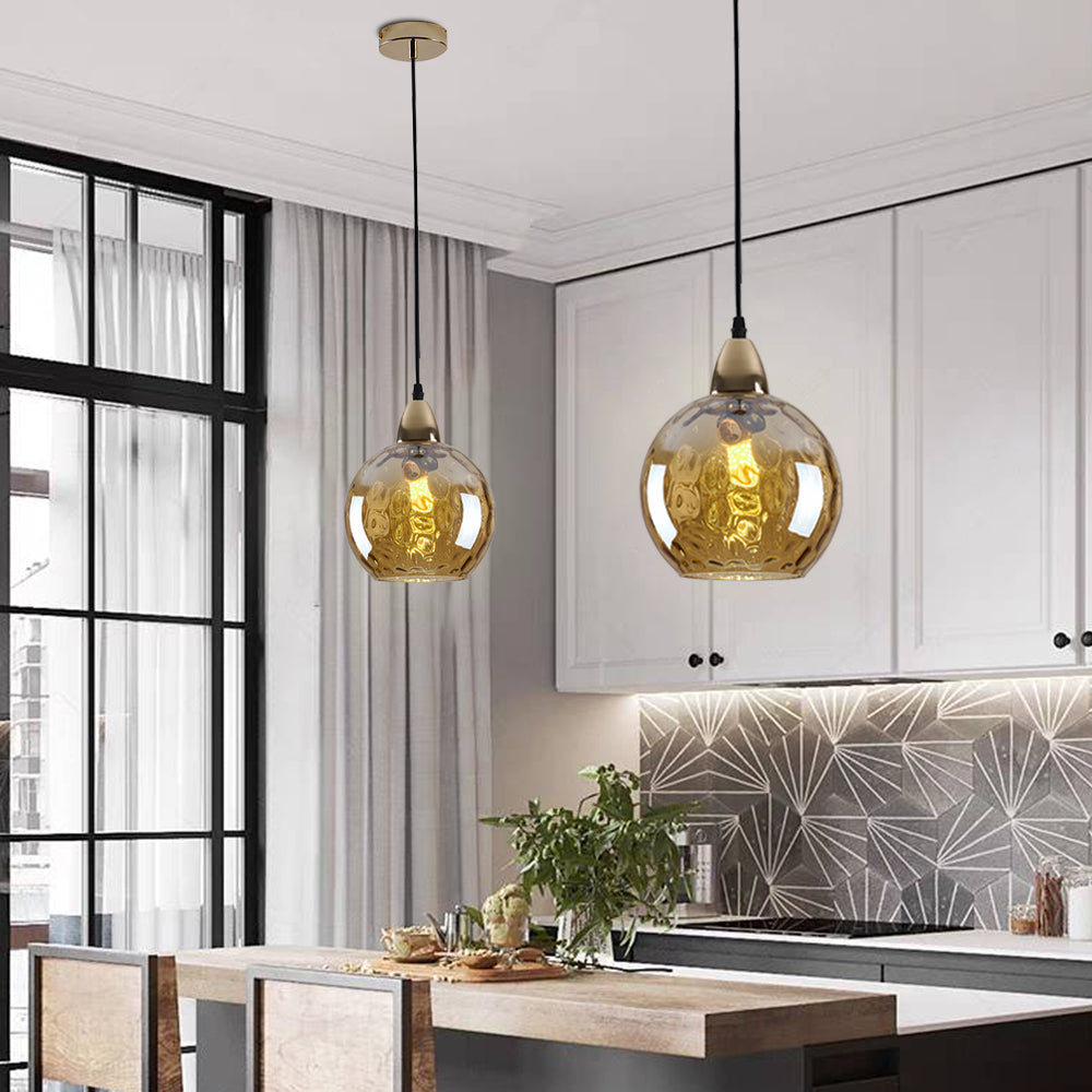 Water Ripple Glass Pendant Lights 16