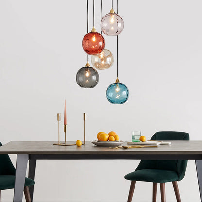 Water Ripple Glass Pendant Lights 5