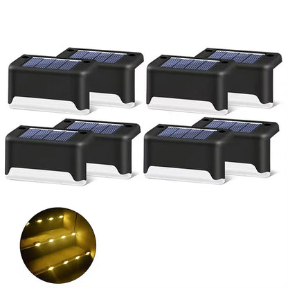 Solar LED lamp for balustrade - waterproof lighting with a twilight sensor 6