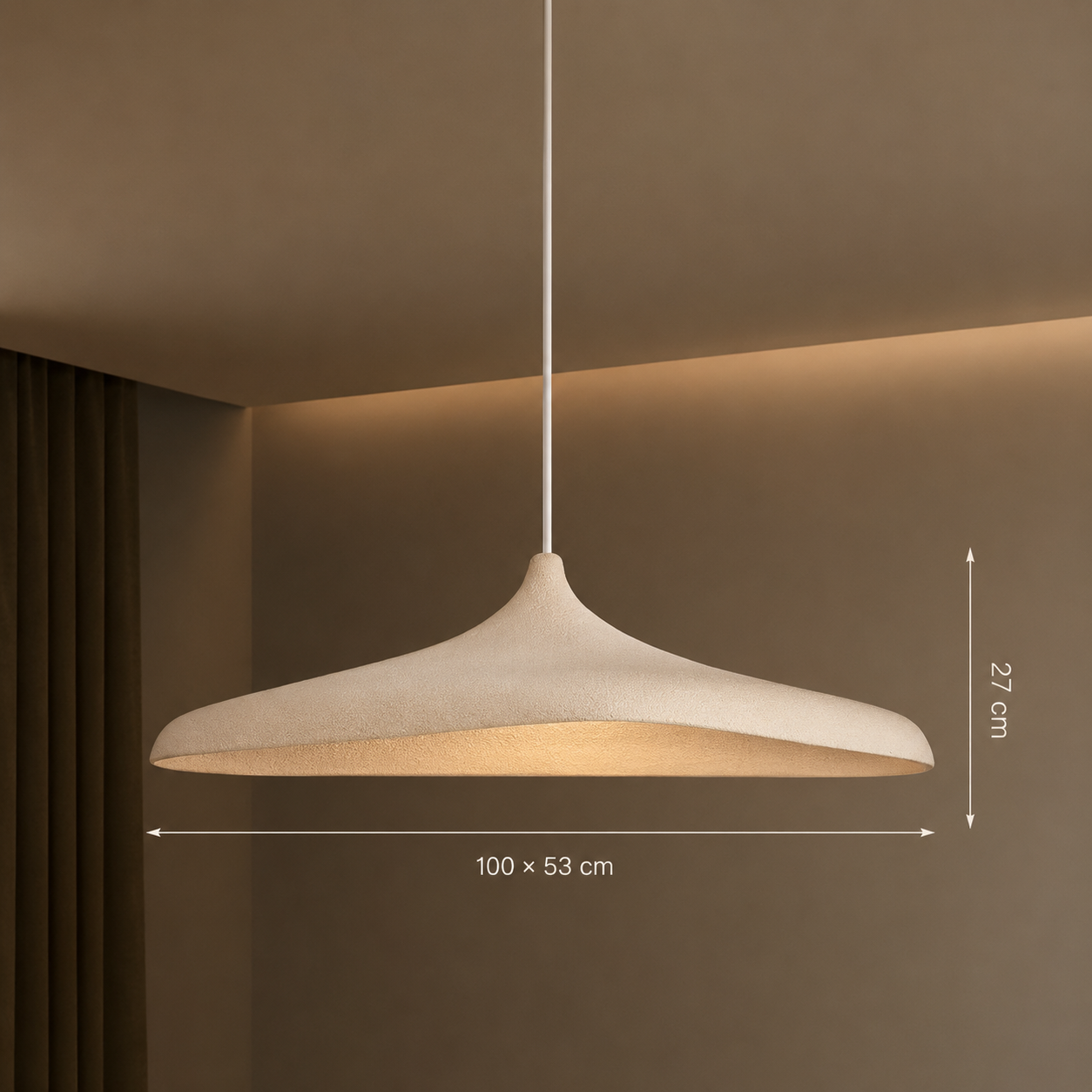 Wabi-Sabi Concrete Finish Pendant Light – Zelinea 10