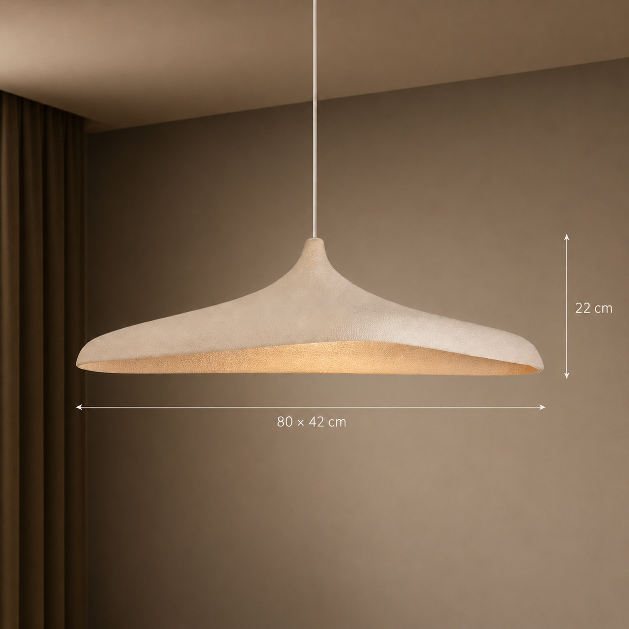 Wabi-Sabi Concrete Finish Pendant Light – Zelinea 11