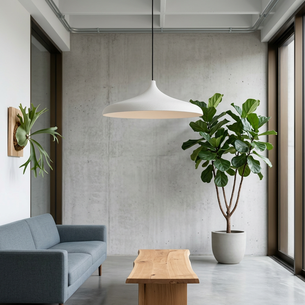 Elara Haus Wide Elliptical Dome Ceiling Pendant Light