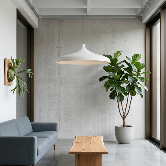 Elara Haus Wide Elliptical Dome Ceiling Pendant Light