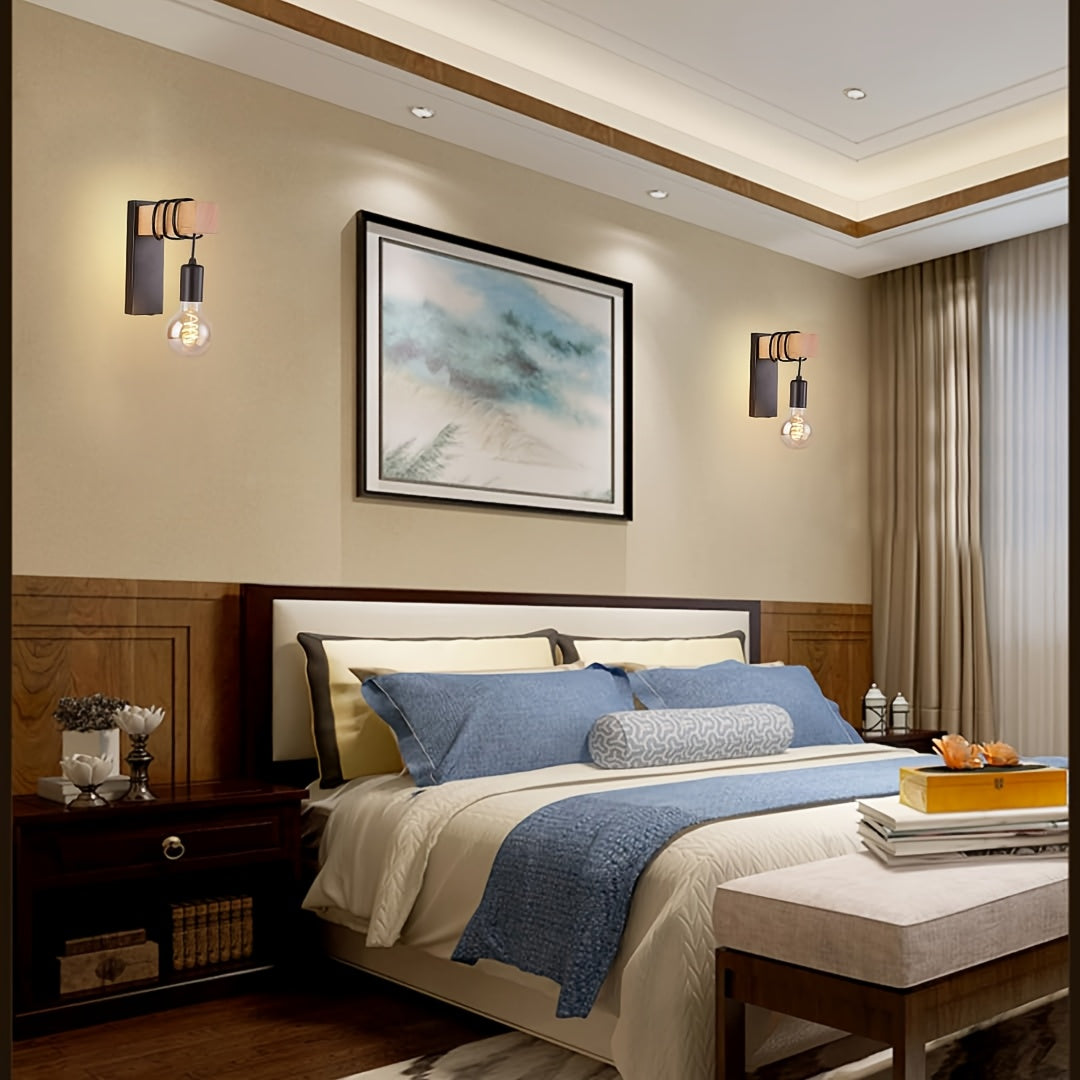 Modern Industrial Wall Sconce | E27 Base & Metal Finish 2