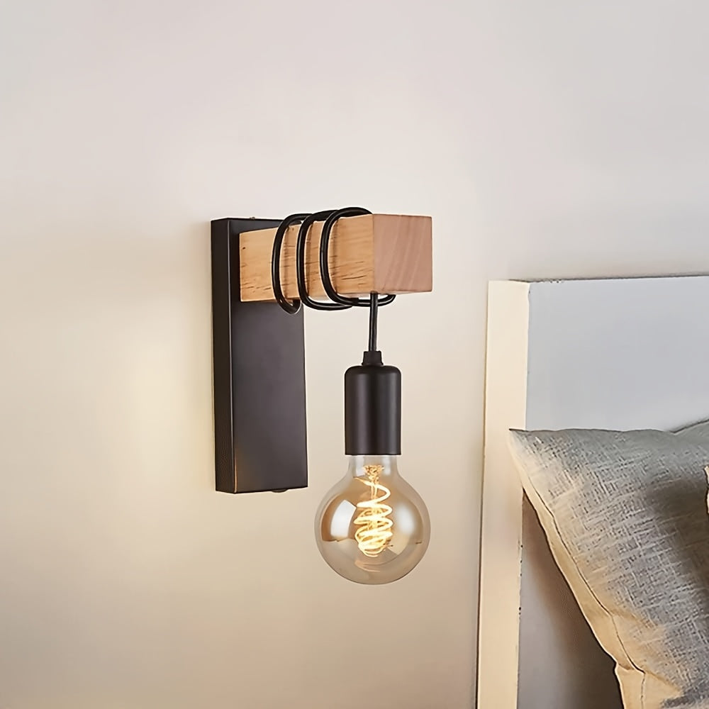 Modern Industrial Wall Sconce | E27 Base & Metal Finish 4