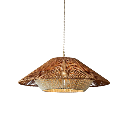 Bamboo Woven Pendant Light 0